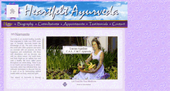 Desktop Screenshot of heartfeltayurveda.com